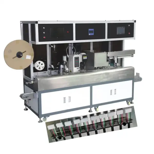 Other Customized Automatic Machine Automactic Stripping crimping housing inserting machine for sheathed cable Automatically strip skin, crimp terminal, insert housing, all in one machine