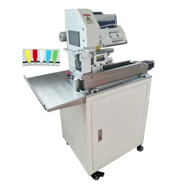 Automatic Label Folding Machine Semi auto label folding pasting machine for wire cable