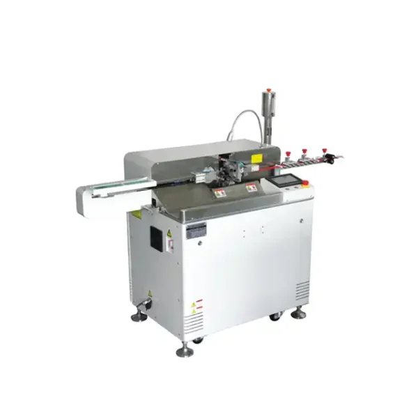 Full automatic duel end tinning machine automatic cutting cable, stripping skin, tinning, all in one machine