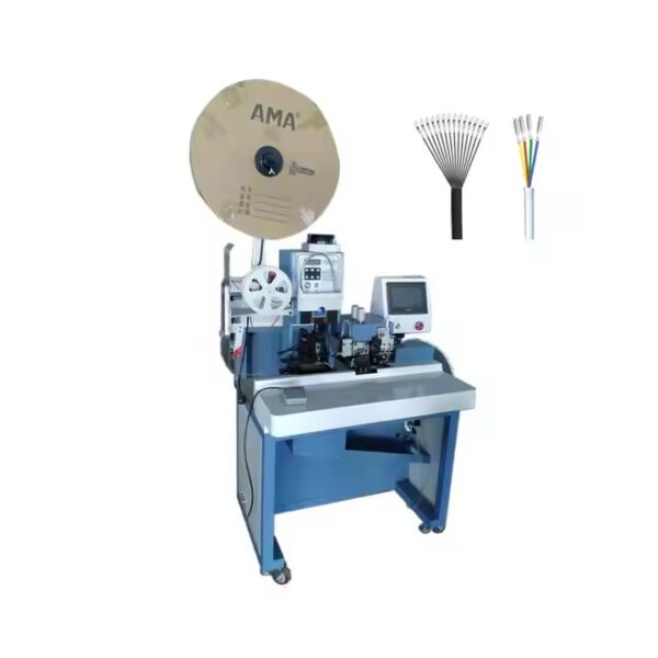 Stripping crimping machine for flat cable/ multi-core cable Automatic stripping Crimping all cable pins - Image 6