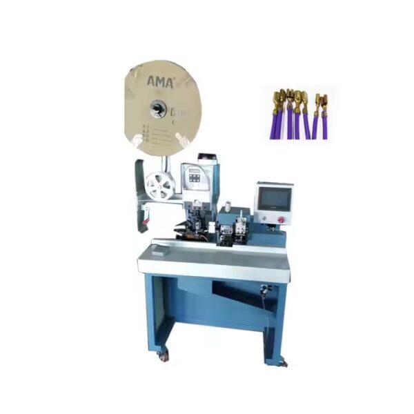 Stripping crimping machine for flat cable/ multi-core cable Automatic stripping Crimping all cable pins - Image 2