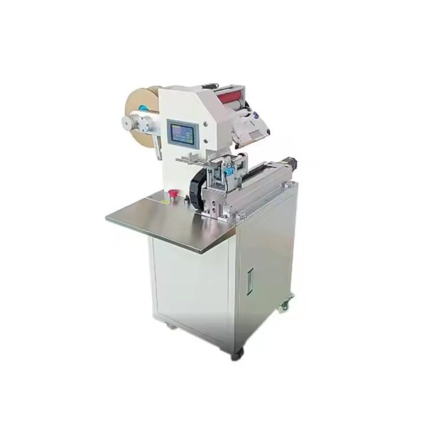 Automatic Label Folding Machine Semi auto label folding pasting machine for wire cable - Image 5
