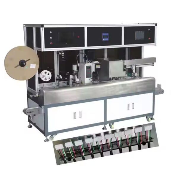 Other Customized Automatic Machine Automactic Stripping crimping housing inserting machine for sheathed cable Automatically strip skin, crimp terminal, insert housing, all in one machine - Image 4