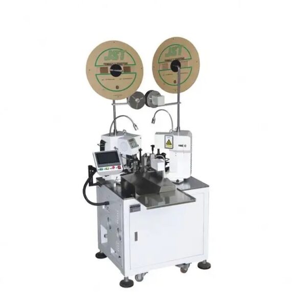 Double sides Full automatic cutting stripping crimping machine Automatic cutting cable, stripping skin, crimping terminal, all in one machine