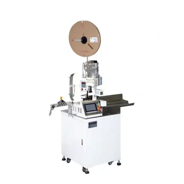 Full automatic cutting stripping crimping machine single end cable, the other end stripping/halF stripping Automatic cutting cable, stripping skin, crimping terminal, all in one machine