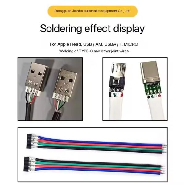 Semi-Automatic  USB Data Cable Soldering Machine - Image 7