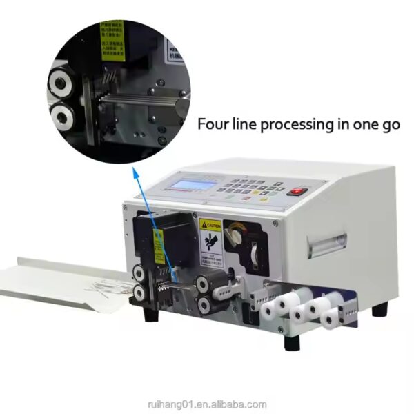 4 Line wire cutting stripping machine - Image 7