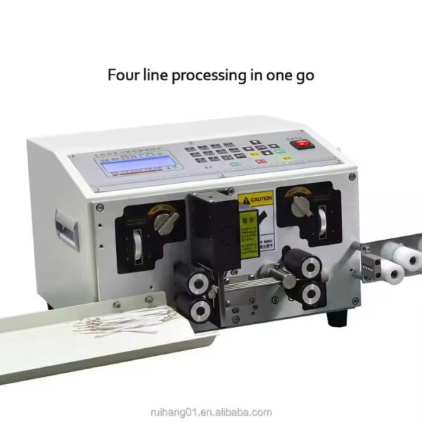 4 Line wire cutting stripping machine - Image 6