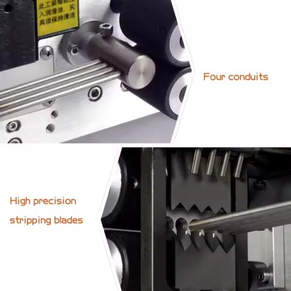 4 Line wire cutting stripping machine - Image 4