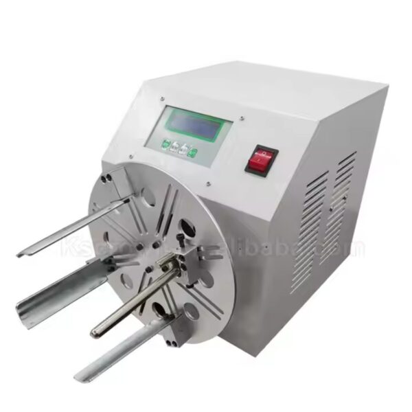 Auto Wire Winding and Tying Machine Cable Reel Roller with Touch Screen