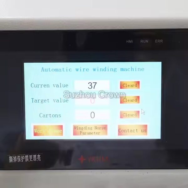Auto Wire Winding and Tying Machine Cable Reel Roller with Touch Screen - Image 2