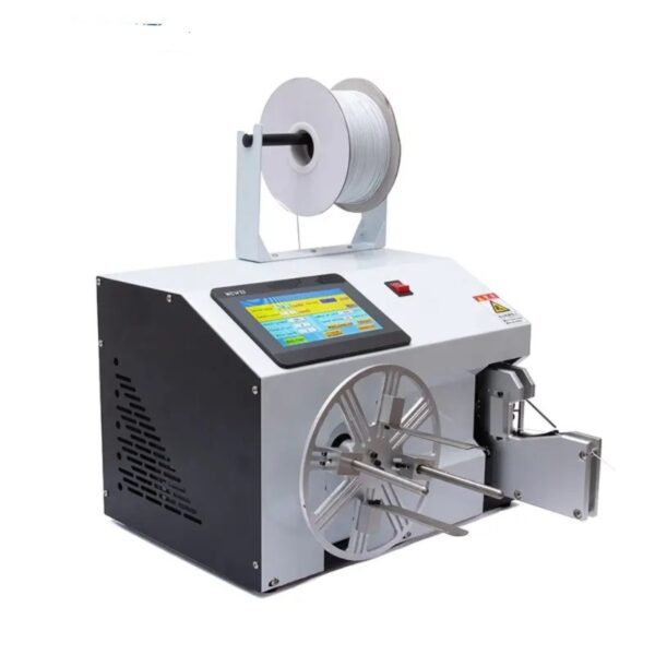 Semi automatic optical fiber cable coiling machine pulling and winding bundle binding machine - Image 6