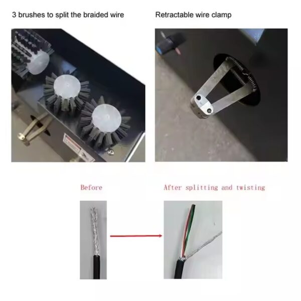 3 Brush Twisting Machine For Braid Wire - Image 4