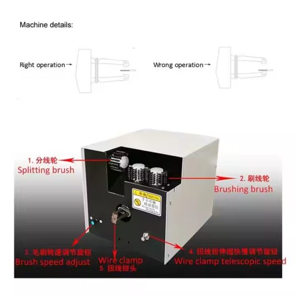 3 Brush Twisting Machine For Braid Wire - Image 3
